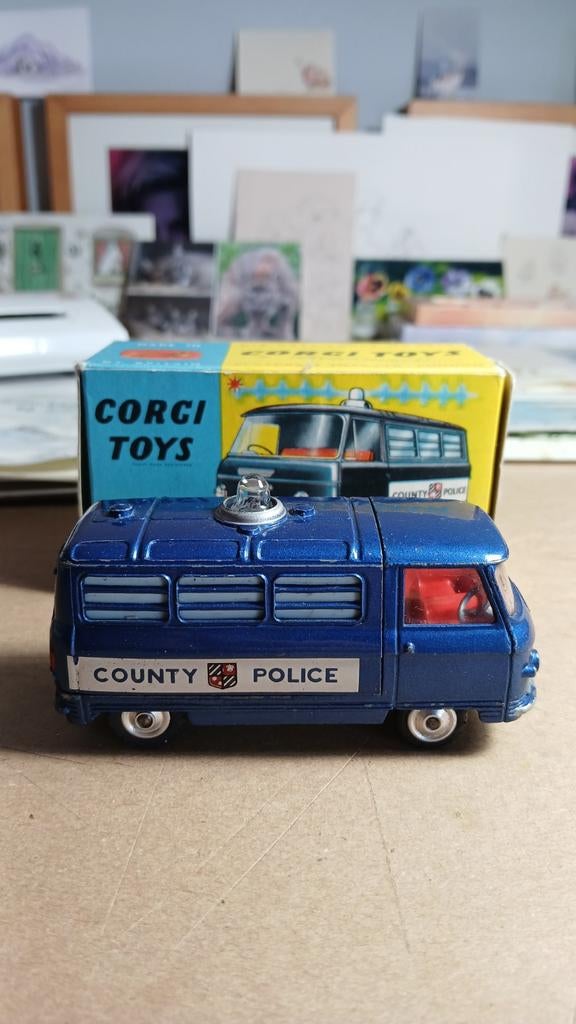 Commer Police Van, Corgi Toys, Ophalen of Verzenden, Gebruikt, Auto, Corgi