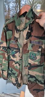 Vintage Air Force Camouflage Jas - ideaal voor buiten, Kleding | Heren, Maat 52/54 (L), Gedragen, Groen, Air Force
