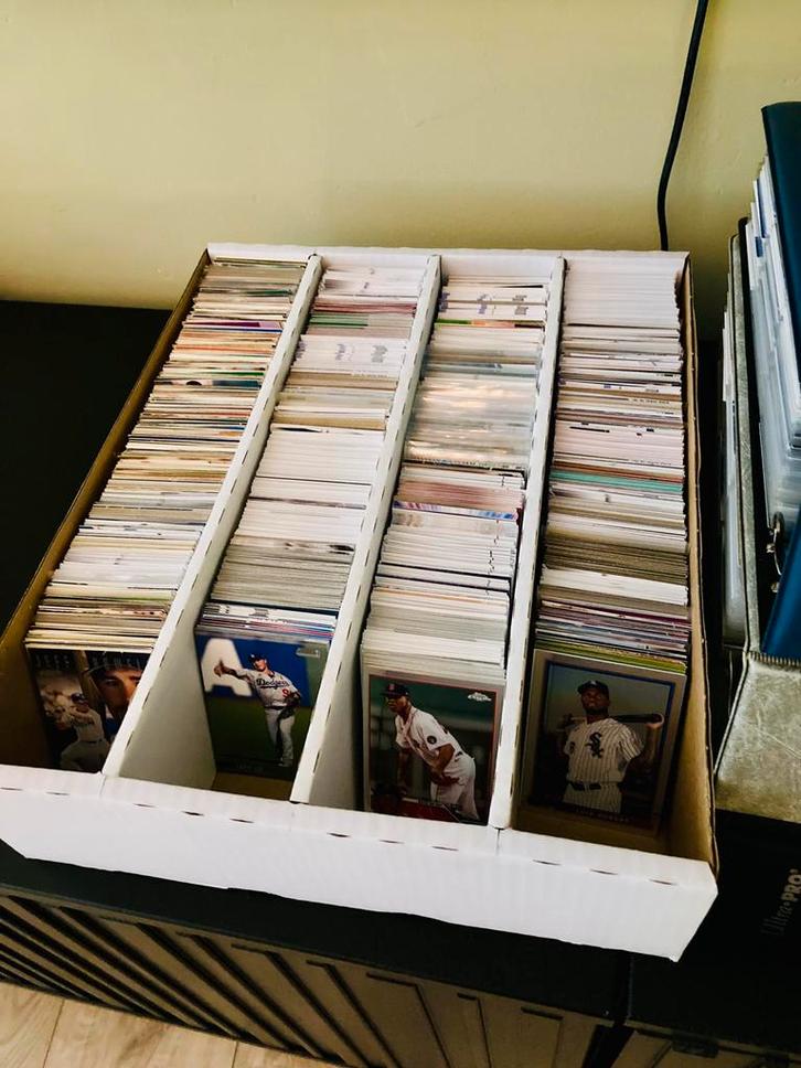 Doos met 3000+ honkbalplaatjes baseball cards MLB, Verzamelen, Complete verzamelingen en Collecties, Ophalen