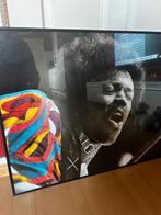 Jimmy Hendrix poster ingelijst, Ophalen, Zo goed als nieuw, A1 t/m A3, Muziek