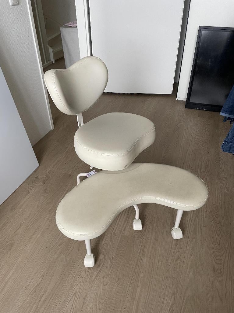 Pipersong Meditatiestoel wit, Ophalen, Gebruikt, Wit, Bureaustoel