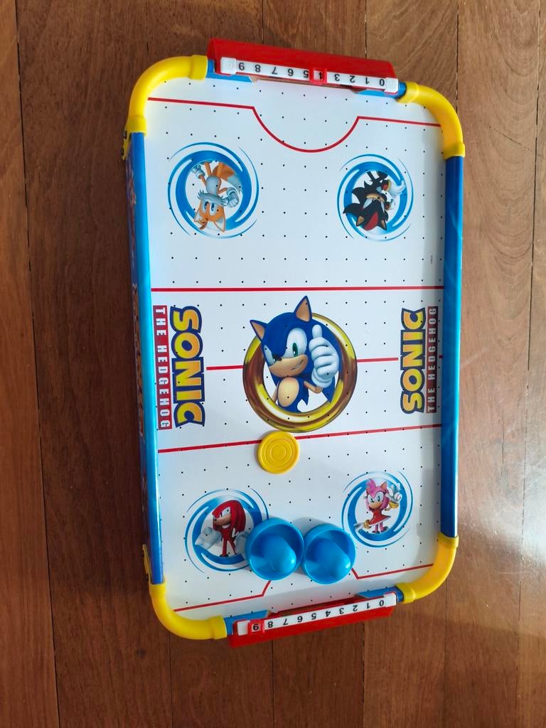 Sonic the Hedgehog mini airhockey tafel - Goede staat, Ophalen of Verzenden, Gebruikt, Jongen of Meisje