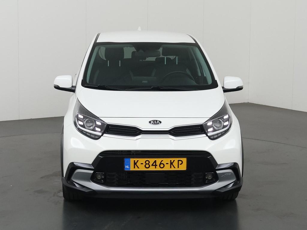 Kia Picanto 1.0 T-GDi X-Line 5p | Lederen Bekleding | Stoel/, Voorwielaandrijving, 101 pk, Gebruikt, Wit