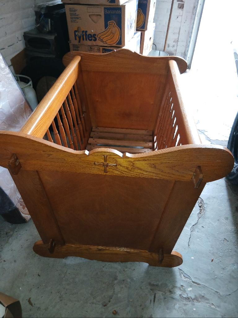 Vintage kinderledikant, Ophalen, Gebruikt, Ledikant