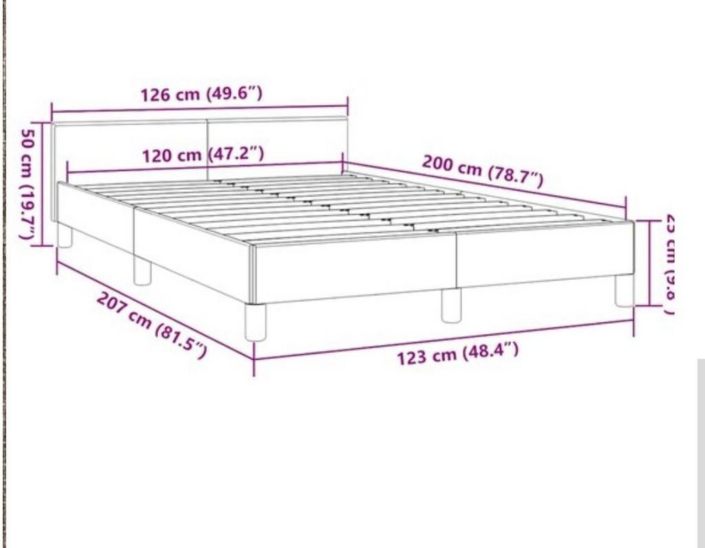 Bed, Verzenden, Zo goed als nieuw, Twijfelaar, Hout