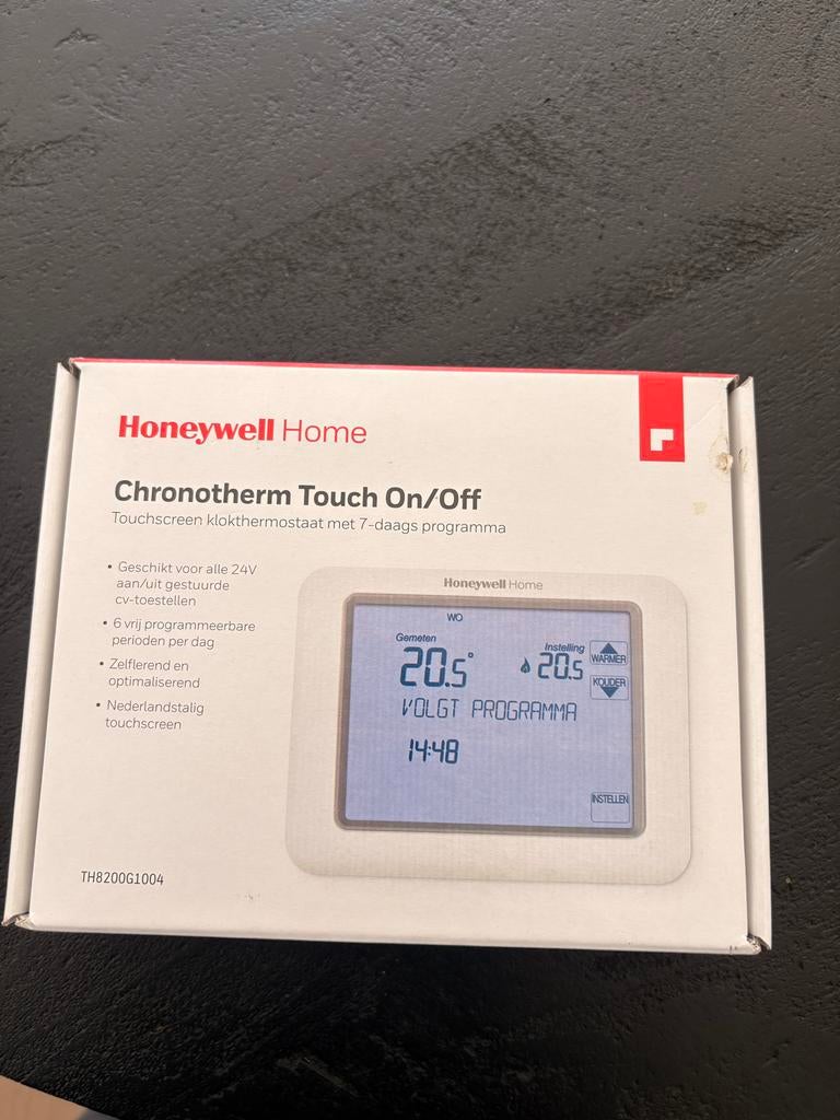 Honeywell Chronotherm Touch On/Off klokthermostaat, Ophalen of Verzenden, Nieuw