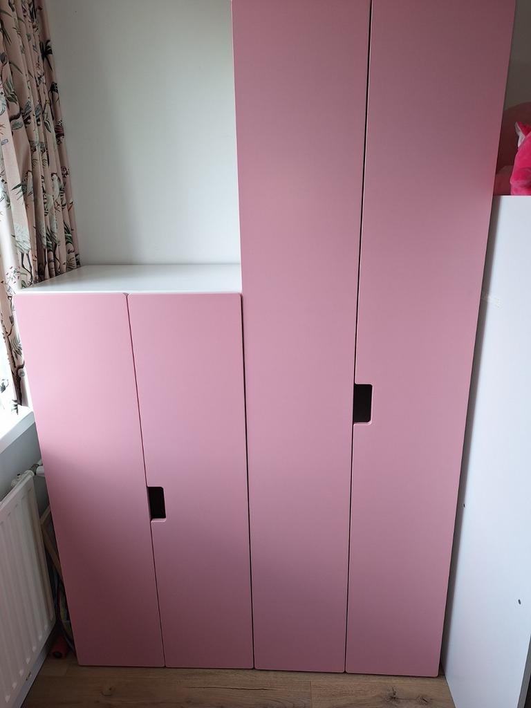 2 IKEA kledingkasten roze, Huis en Inrichting, Kasten | Kledingkasten, Ophalen, 50 tot 100 cm, 150 tot 200 cm, 50 tot 75 cm