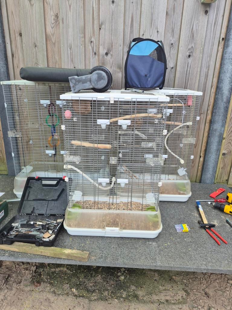 3x vision vogelkooien, Ophalen, Kooi-accessoires