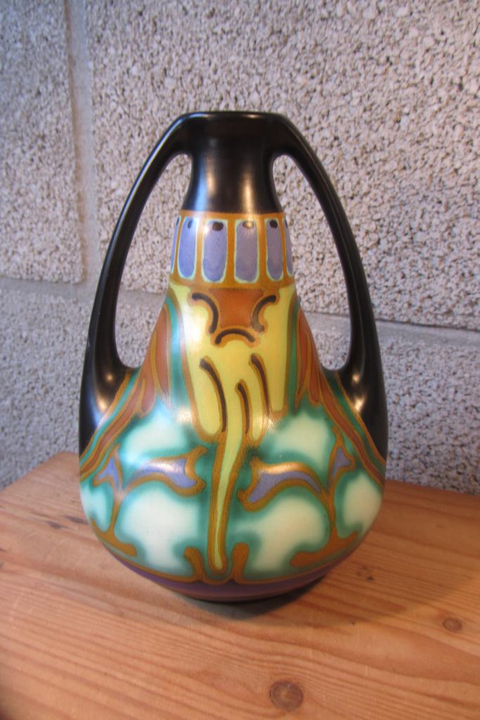 Vaas / vaasje (plateel) van Plateelbakkerij Schoonhoven, Ophalen of Verzenden