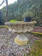 3 stenen bloempotten voor buiten, Ophalen, Steen, Gebruikt, Minder dan 60 cm