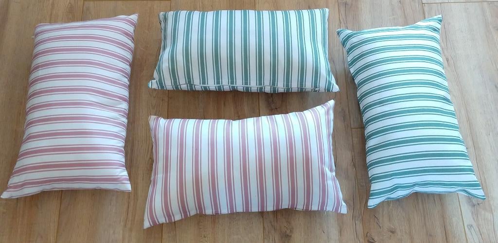 sier tuinstoel kussentjes streepdesign, volgnr 6, Ophalen of Verzenden, Nieuw, Overige kleuren, Rechthoekig