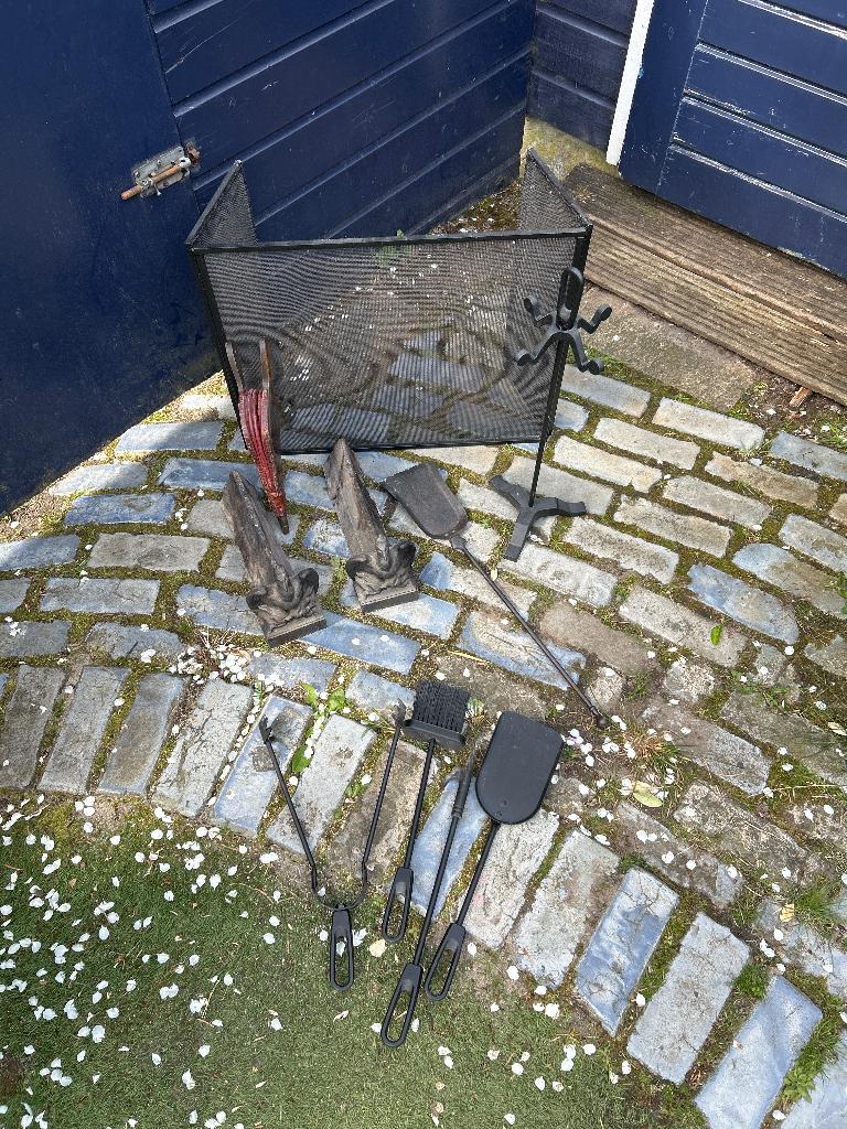 Open haard attributen, Ophalen, Gebruikt, Inbouwhaard, Houthaard