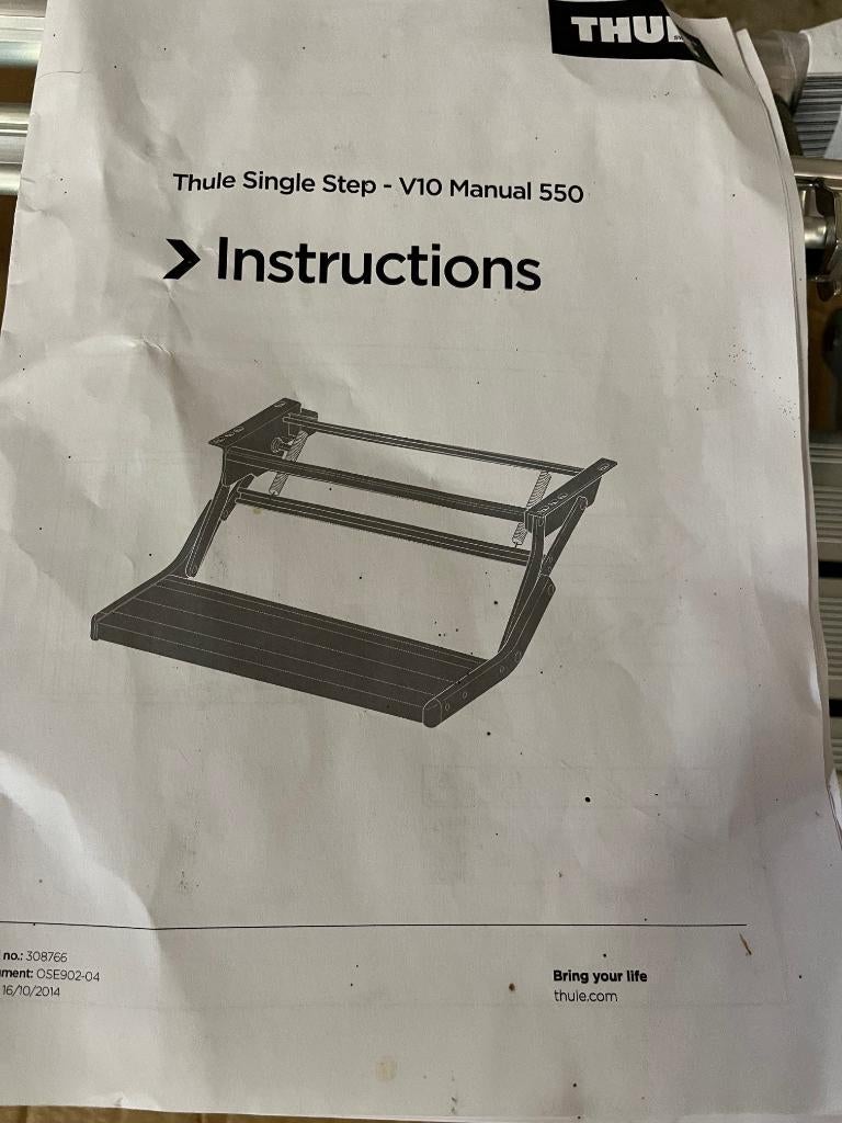 Thule single step manual 550 opstaptrede, Caravans en Kamperen, Ophalen, Nieuw