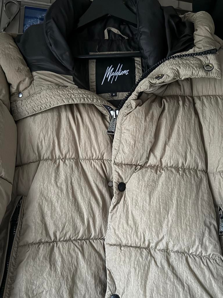 Malelions Winterjas Maat S Beige Unisex, Ophalen, Maat 36 (S), Beige