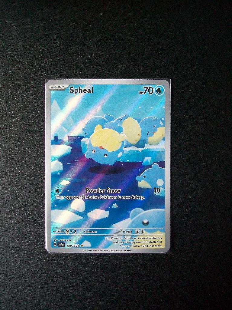 9976: Nieuwe Pokemon Kaart Secret SPHEAL HP 70 (199/191), Verzenden, Nieuw, Losse kaart, Foil