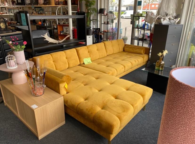 Hoekbank Bali Velvet Cosmopolitan Design Van €3799,- NU, Ophalen, Nieuw, Vierpersoons of meer