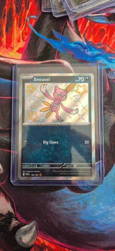Pokémon kaart: Sneasel 182/091, Ophalen of Verzenden, Nieuw