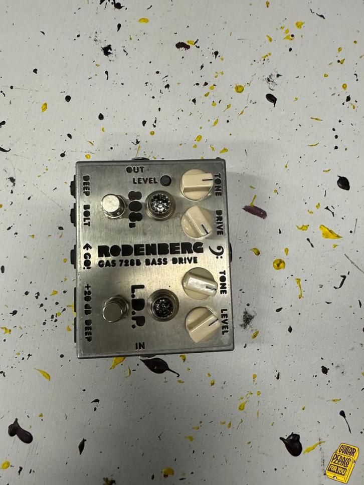 Rodenberg GAS-728B Bass Drive, Muziek en Instrumenten, Effecten, Zo goed als nieuw, Distortion, Overdrive of Fuzz, Ophalen of Verzenden