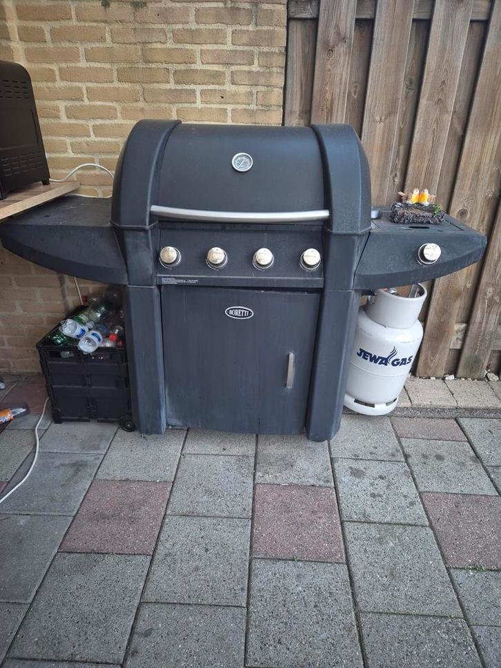 Boretti Barbecue - Gasbarbecue met 4 branders, Tuin en Terras, Gasbarbecues, Gebruikt, Ophalen of Verzenden