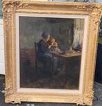 Hein Kever  moeder en kind, Antiek en Kunst, Kunst | Schilderijen | Klassiek, Ophalen of Verzenden