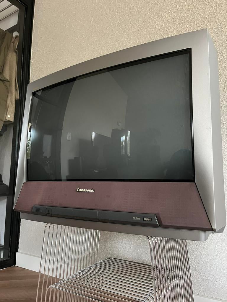 Panasonic TX-W28D5F | CRT beeldbuis televisie, Ophalen, Panasonic, 50 Hz, Zo goed als nieuw
