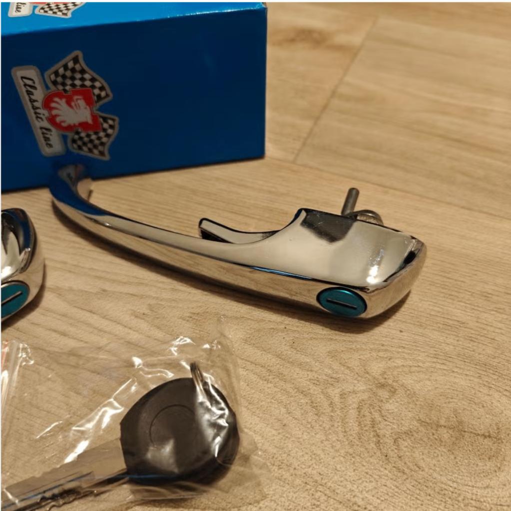 VW T2 68–79 Deurklinkset Nieuw complete set, Ophalen of Verzenden, Nieuw, Overige automerken