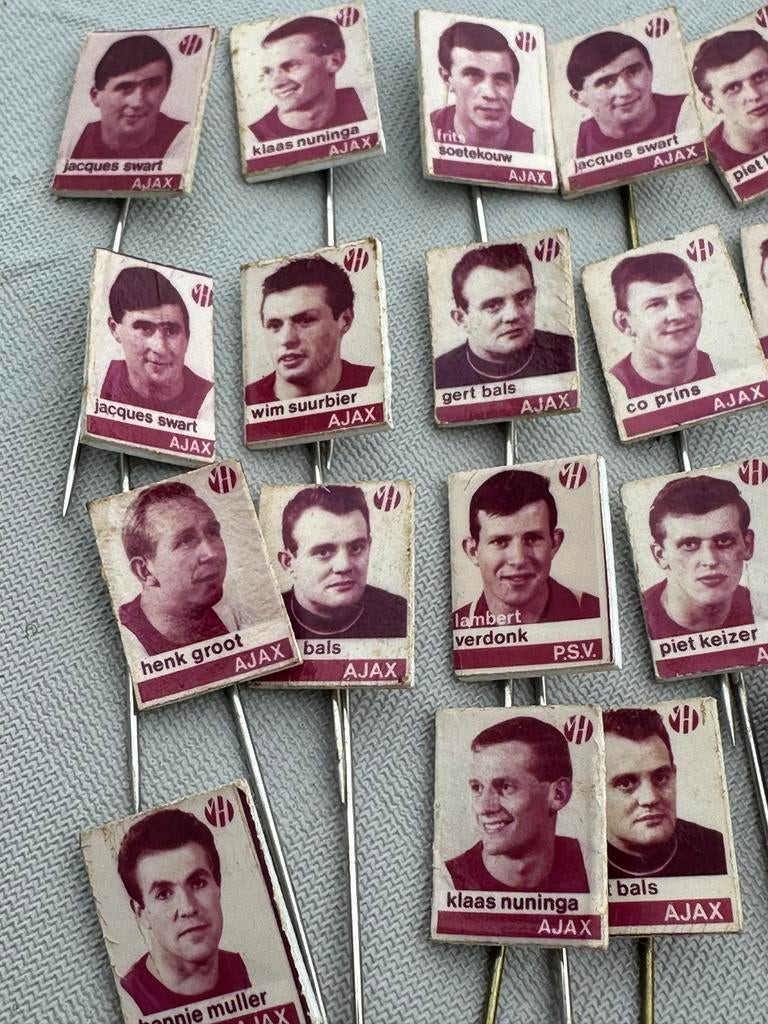 Vintage Ajax Speldjes - Voetbal Memorabilia, Ophalen of Verzenden, Gebruikt, Ajax, Overige typen