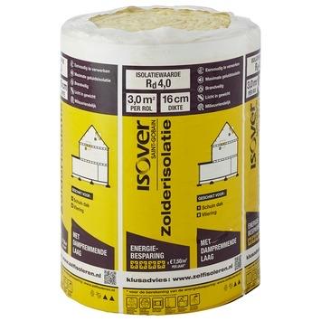 ISOVER Zolderisolatie Glaswol Rd 4.0 - 16 cm dikte, Ophalen, 12 cm of meer, Nieuw, Minder dan 5 m²