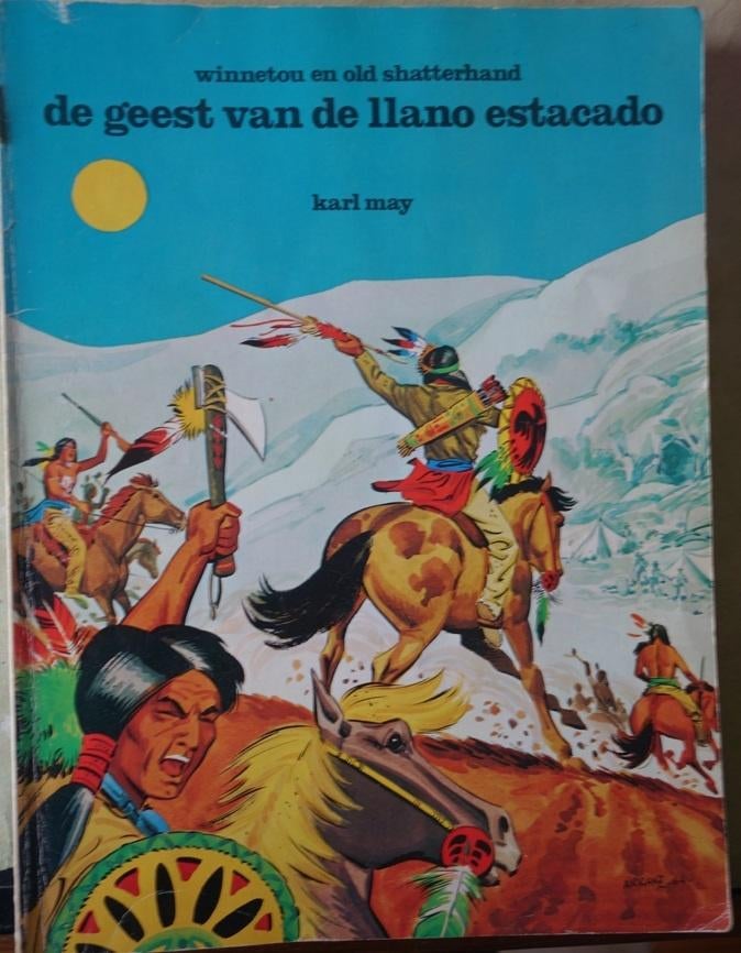 Winnetou en Old Shatterhand De Geest vd Ilano Estacade 1e dr, Boeken, Stripboeken, Gelezen, Ophalen of Verzenden, Karl May, Eén stripboek
