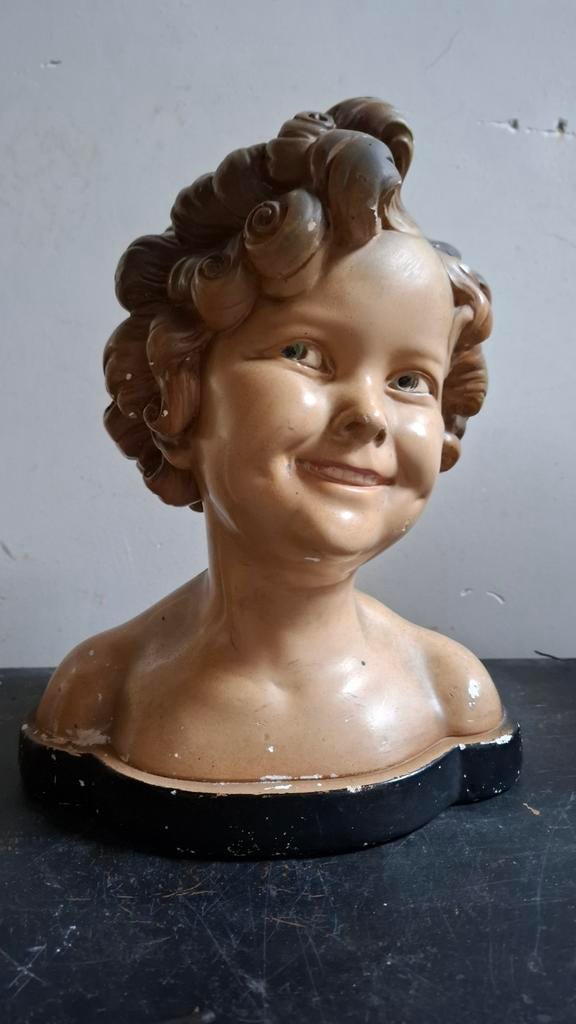 Prachtige buste Shirley Temple, Deposito F. Coffio, Ophalen of Verzenden, Gebruikt, Mens