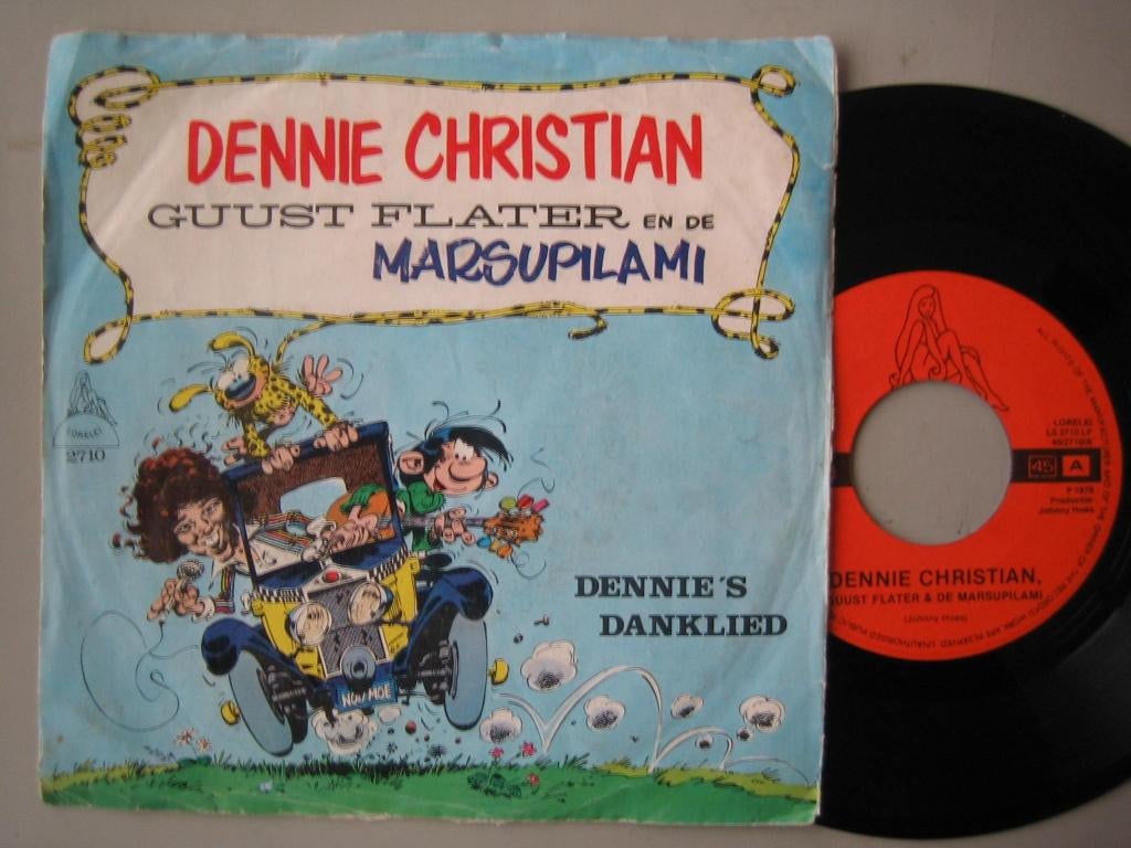 Dennie Christian - Guust flater en de Marsupilami_, Cd's en Dvd's, Ophalen of Verzenden, Gebruikt, 7 inch, Pop