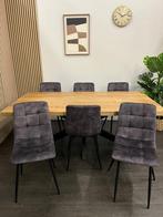 Eetkamerstoel grijs, Ophalen, Zo goed als nieuw, Minder dan 4 stoelen