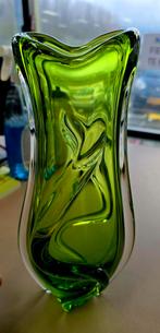 Tsjechische Rhapsody art glass vaas Mstišov 1960s 29,5cm, Antiek en Kunst, Antiek | Glas en Kristal, Ophalen of Verzenden