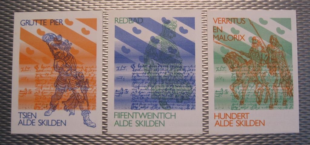 FRIESE BILJETTEN, Verzenden, Euro's, Setje