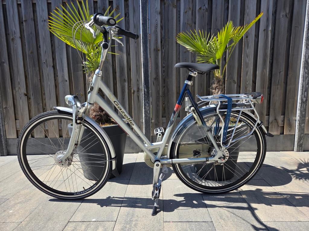 Gazelle damesfiets., Ophalen, Gebruikt, Versnellingen, 56 cm of meer