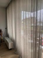 Wave gordijnen licht bruin., Ophalen of Verzenden, Zo goed als nieuw, Bruin, 200 cm of meer