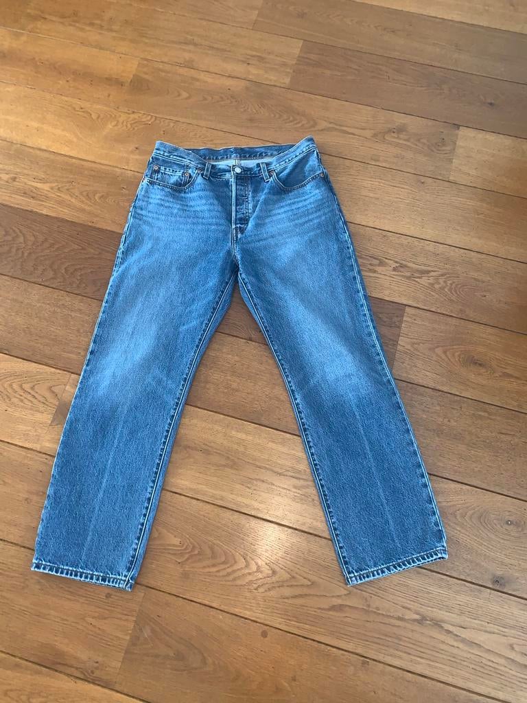 Levi's 501 90s Jeans  maat 31/30 Zo goed als nieuw, Ophalen of Verzenden, Zo goed als nieuw, Blauw, Overige jeansmaten