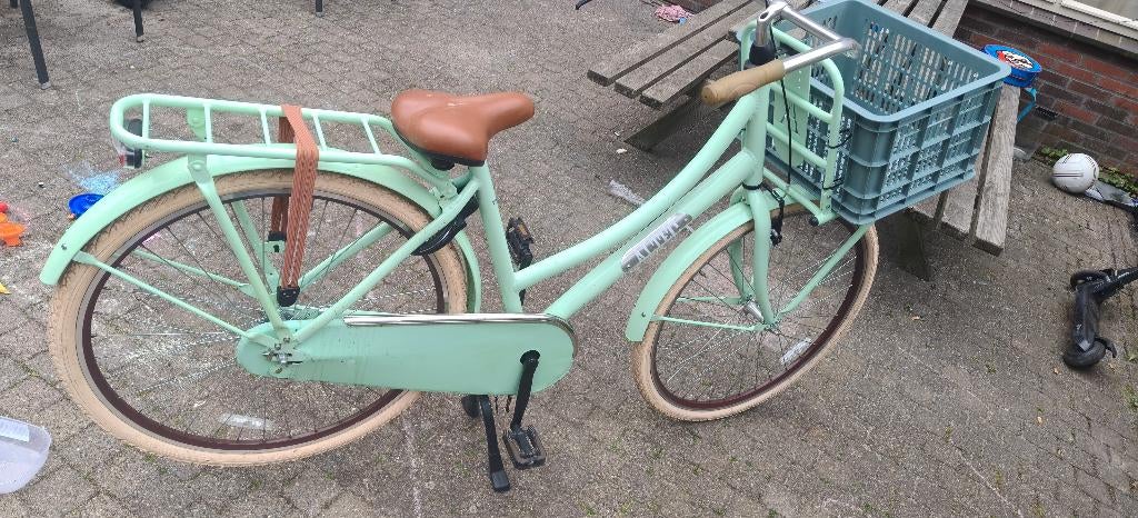 Groene meisjes fiets, Terugtraprem, Altec, Gebruikt, Handrem