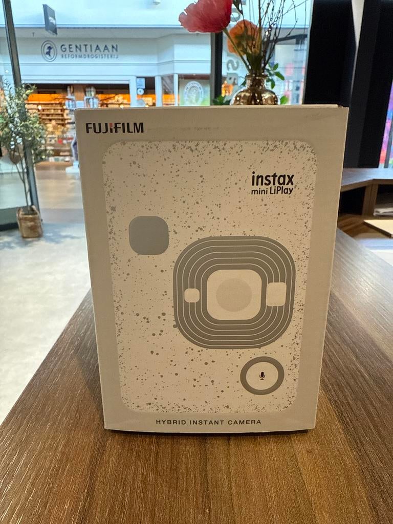 Fujifilm Instax Mini LiPlay Hybride Instant Camera, Compact, Ophalen of Verzenden, Zo goed als nieuw, Fuji