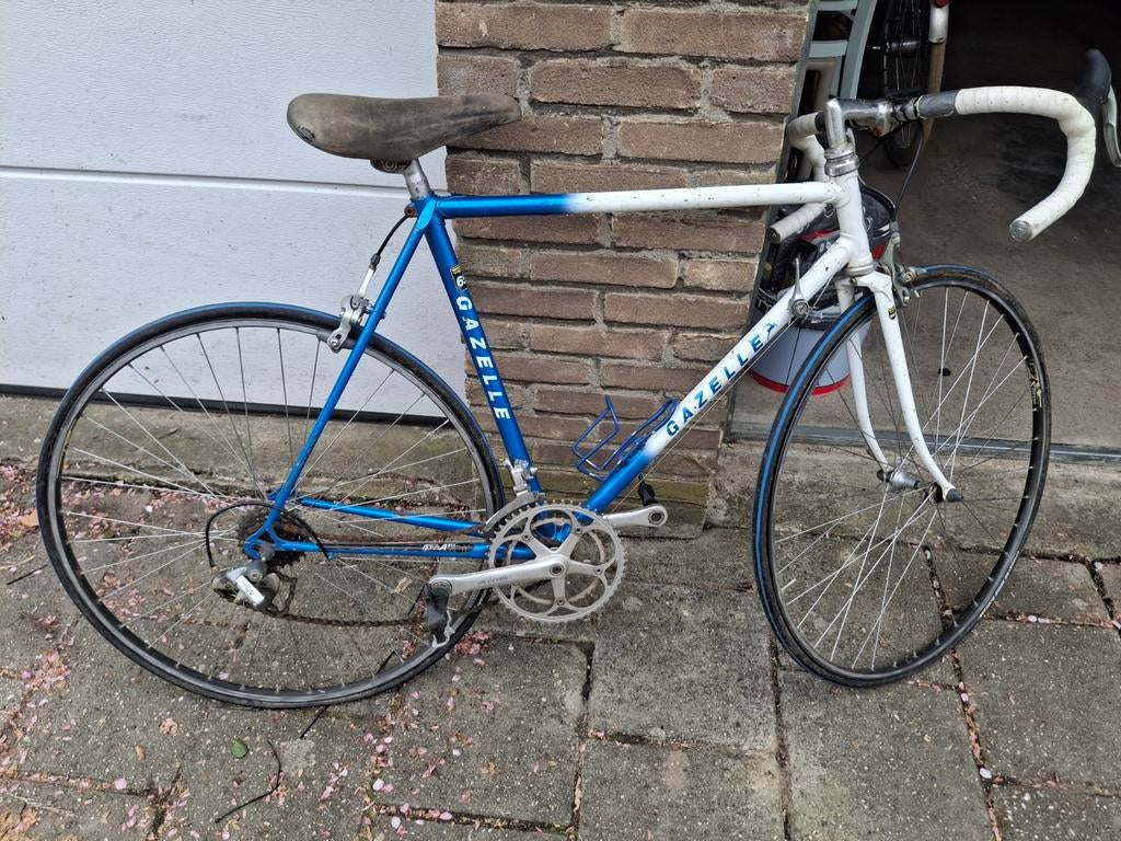 Gazelle renfiets vintage, Fietsen en Brommers, Fietsen | Racefietsen, Ophalen, Minder dan 10 versnellingen, Gebruikt, Staal