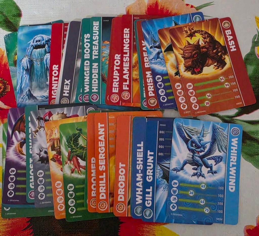 Skylander Trading Kaarten - Diverse Collectie, Ophalen of Verzenden, Gebruikt, Meerdere kaarten