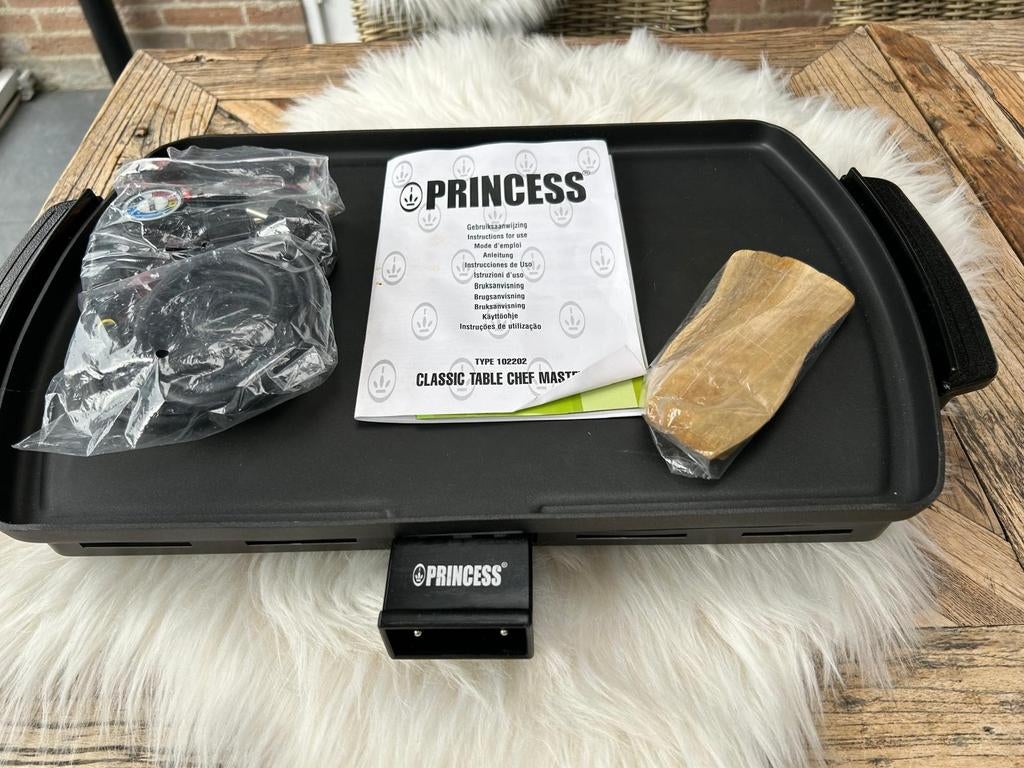 Princess Classic Table Chef Master Bakplaat, Witgoed en Apparatuur, Grillplaten, Nieuw, Tafelgrill, Ophalen