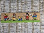 antiek speelgoed vintage puzzel kinderen 8x30cm 5 stukjes, Ophalen of Verzenden