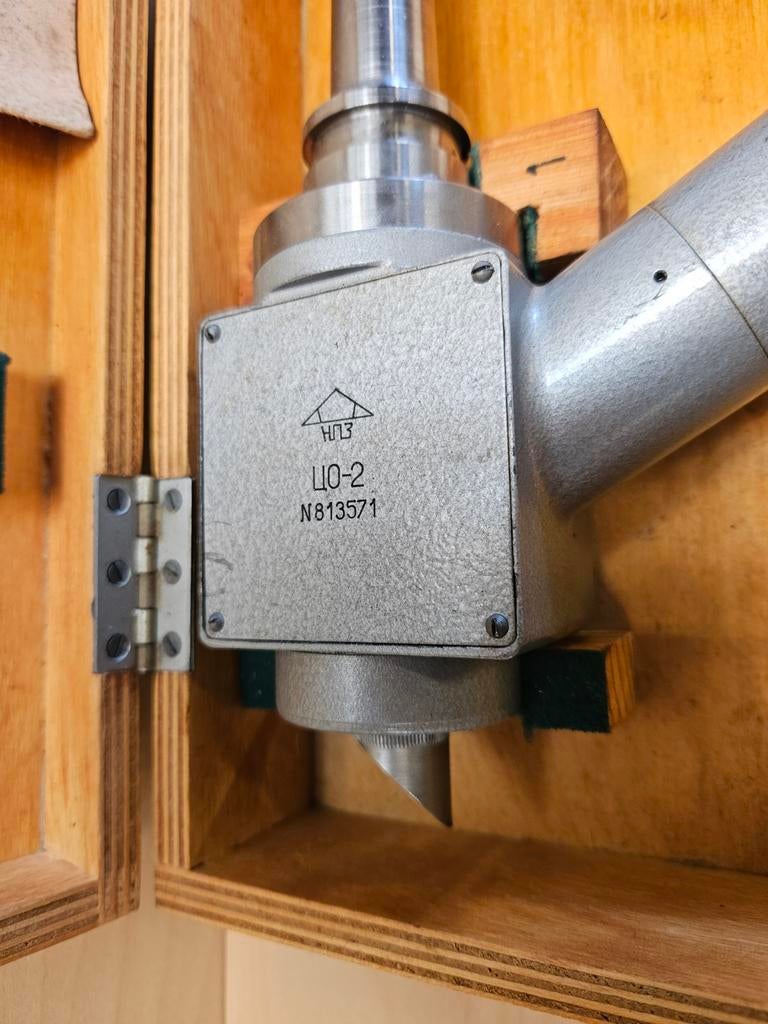 Centrering microscoop freesbank ЦО-2 met originele kist, Ophalen of Verzenden, Minder dan 400x, Niet gespecificeerd, voormalige Sovjet-Unie
