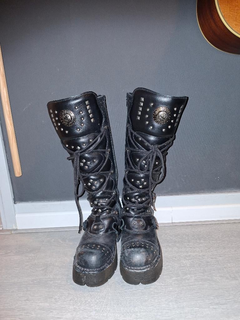 NewRock laarzen.Maat 42, Ophalen, Hoge laarzen, New Rock, Zwart