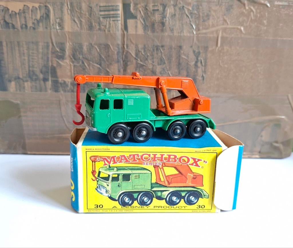 Matchbox 30 , 8 wheel crane rode haak !!, Ophalen of Verzenden, Zo goed als nieuw, Wiking