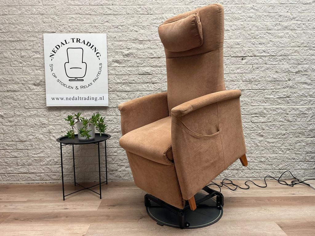Luxe Fitform Welness L sta op stoel relax fauteuil draaibaar, Ophalen, N, N, Minder dan 75 cm