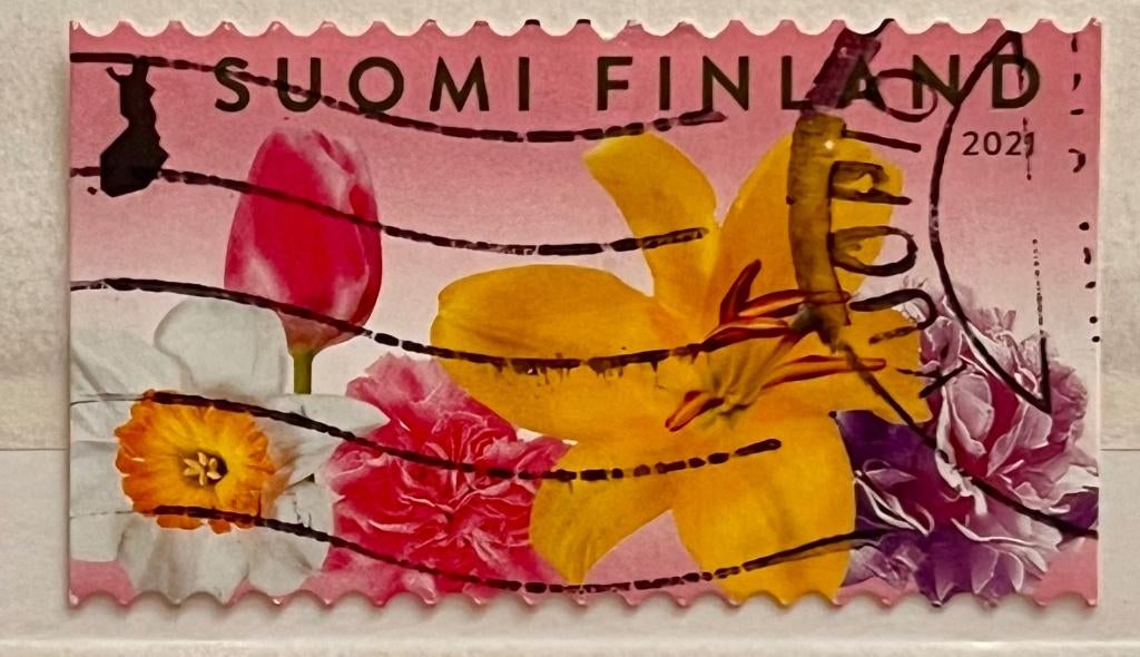Postzegel Finland 2021 Voorjaarstuin, Verzenden, Finland, Gestempeld