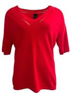 Madeleine shirt L, Ophalen of Verzenden, Zo goed als nieuw, Korte mouw, Rood