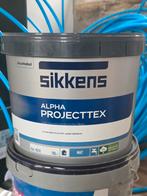 Sikkens alpha projecttex 10 L 9010 prijs 70€, Ophalen, Nieuw, Wit